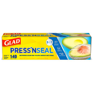 Glad Press'n Seal Plastic Food Wrap 140 Square Foot Roll