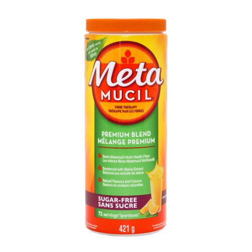 Metamucil Natural Smooth Supplement Orange 421 g