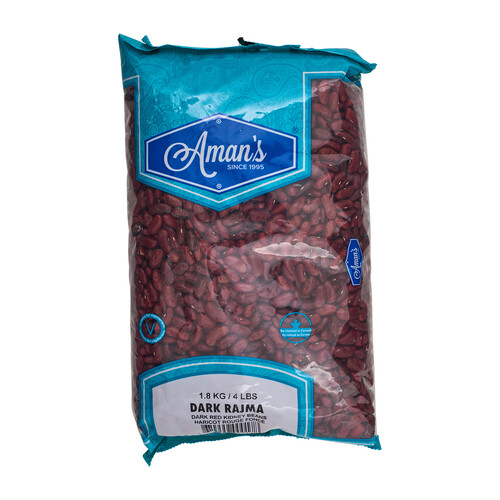 Aman's Dark Rajma Red kidney Beans 1.81 kg