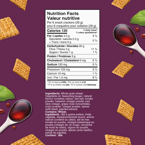 Triscuit Crackers Balsamic Vinegar & Basil 200 g