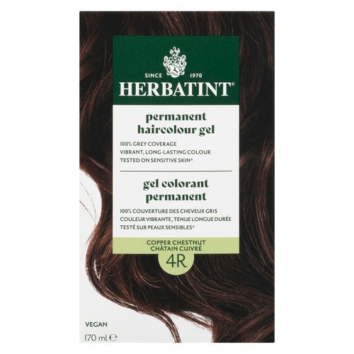 Herbatint Permanent Haircolour Gel 4R Copper Chestnut 170 ml