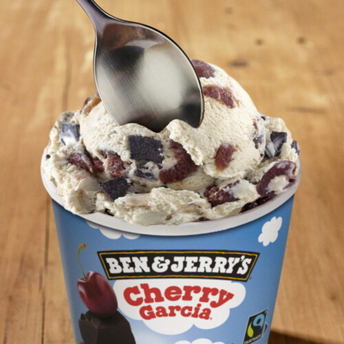 Ben & Jerry's Ice Cream Cherry Garcia With Fairtrade Ingredients 473 ml