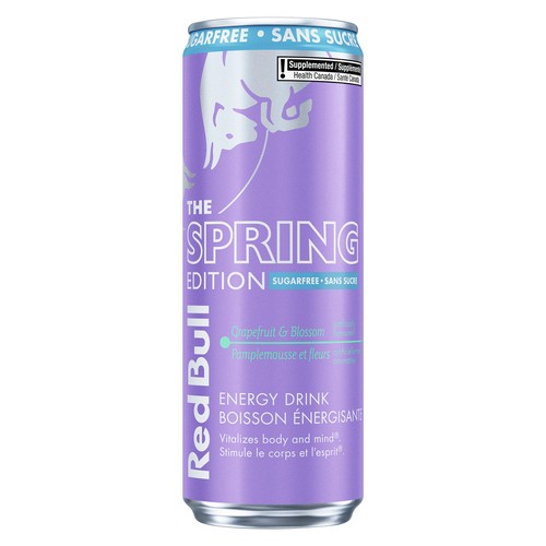 Red Bull Sugar-Free Energy Drink Spring Edition Grapefruit & Blossom 355 ml (can)