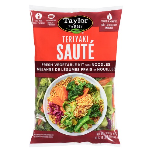 Taylor Farms With Noodles Teriyaki Saute 658 g