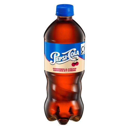 Pepsi-Cola Soft Drink Soda Cherries & Cream 591 ml (bottle)