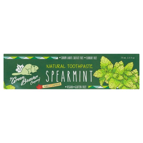 The Green Beaver Company Toothpaste Spearmint 75 ml