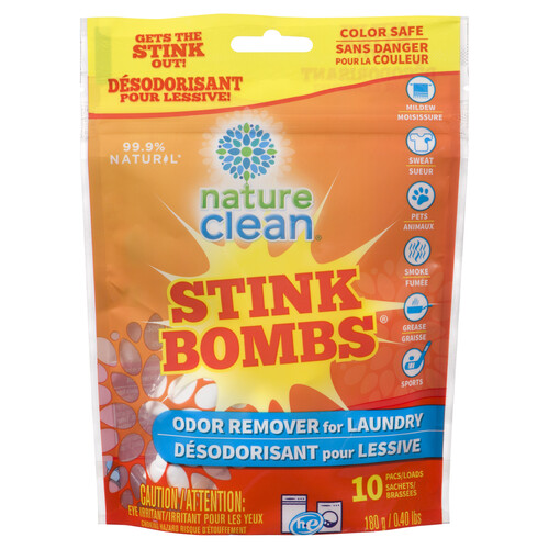Nature Clean Stink Bombs Laundry Odour Remover 180 g