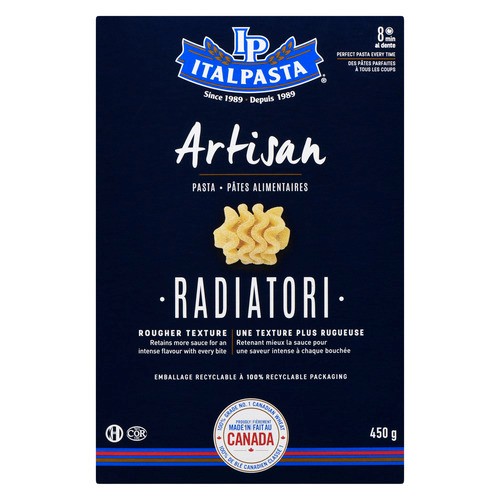 Italpasta Artisan Pasta Radiatori 450 g