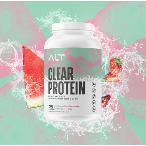 ALT Clear Protein Grass-fed Whey Isolate Watermelon Strawberry 730 g