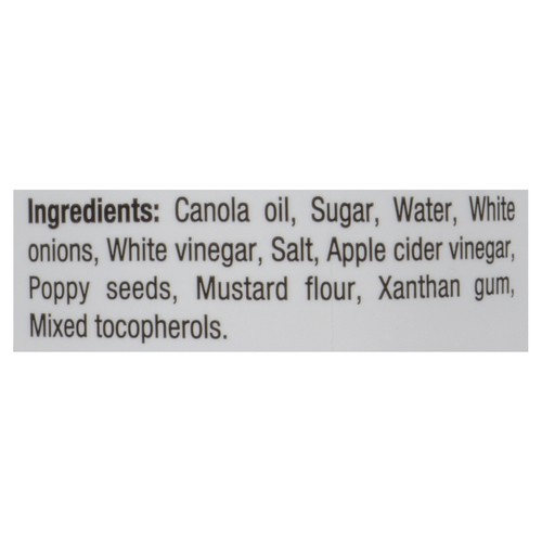 Briannas Dressing Poppy Seed 355 ml