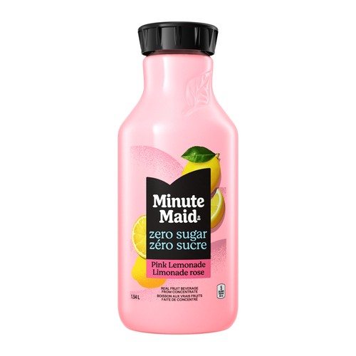 Minute Maid Lemonade Pink Zero Sugar 1.54 L (bottle)