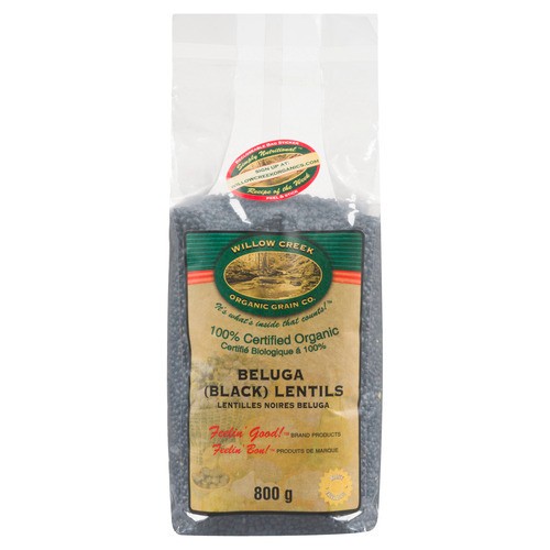 Willow Creek Organic Beluga Black Lentil 800 g