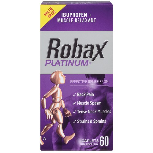 Robax Platinum Pain Relief Caplets 60 Count