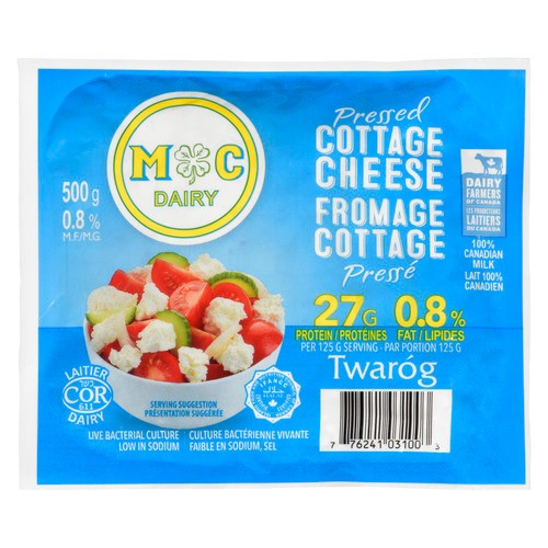 M-C Dairy Pressed Cottage Cheese Value Pack 500 g