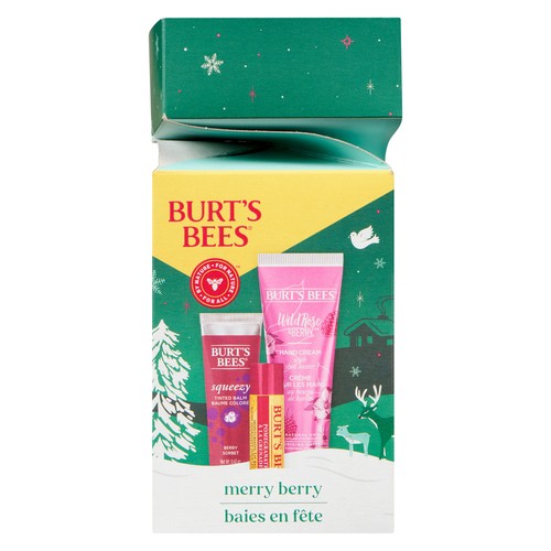 Burt's Bees Canada Holiday 2024 Merry Berry Kit 3 Pack 