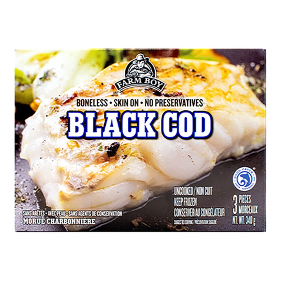 Farm Boy Frozen Black Cod 340 g - Voilà Online Groceries & Offers