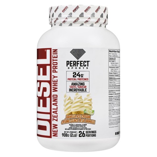 Perfect Sports Diesel Whey Protein Powder Vanilla Ice Cream 908 g