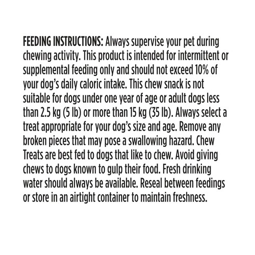 Milk-Bone Comfort Chews Small Dog Treats Bar With Beef 210 g