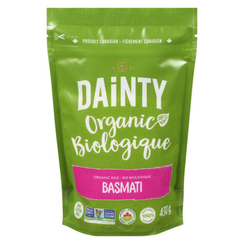 Dainty Organic Rice Basmati 430 g