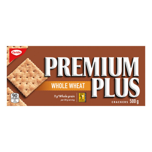 Christie Premium Plus Crackers Whole Grain 500 g