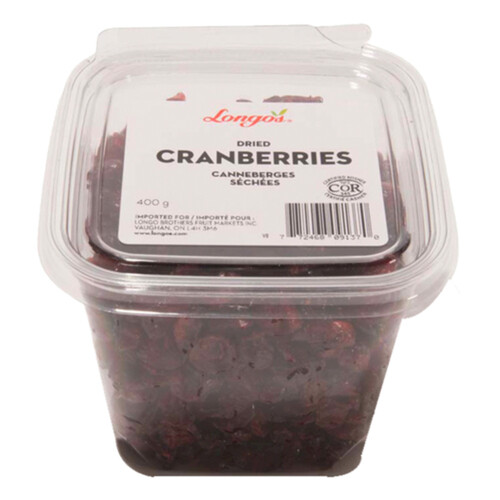 Longo's Dried Cranberries 400 g