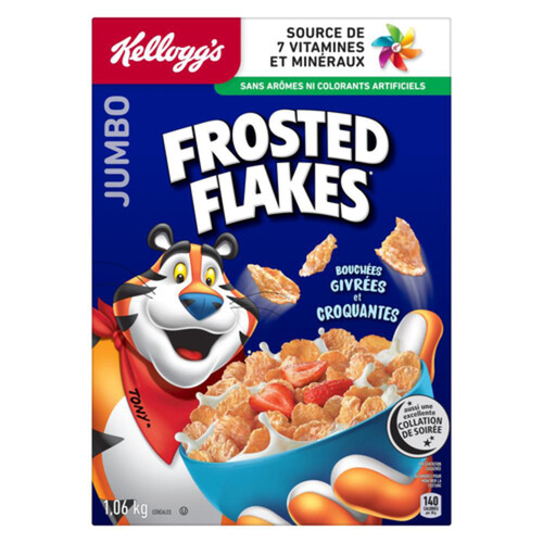 Kellogg's Cereal Frosted Flakes Jumbo Value Size 1.06 kg