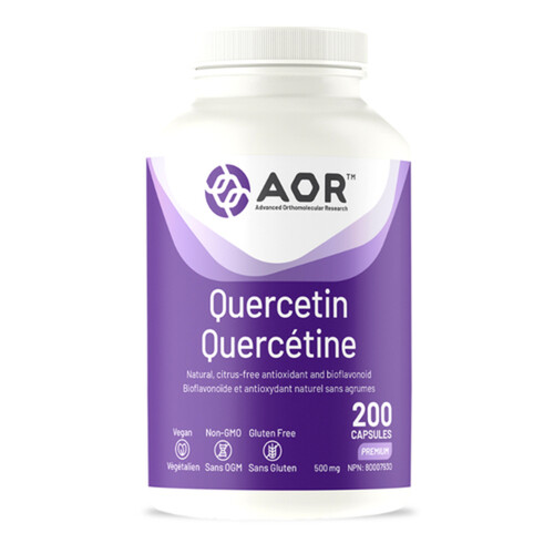 AOR Quercitin 500 mg Vegi-Caps 200 EA