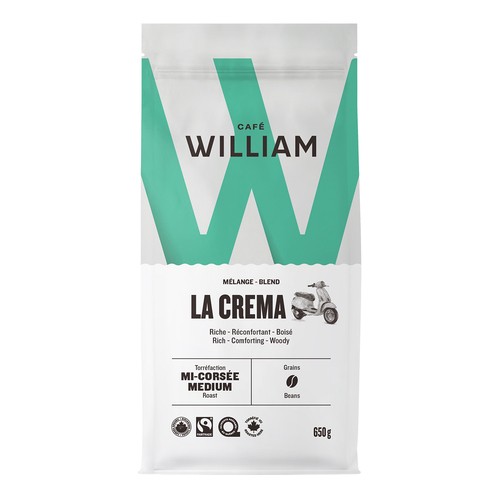 William Spartivento La Crema Coffee Beans 650 g