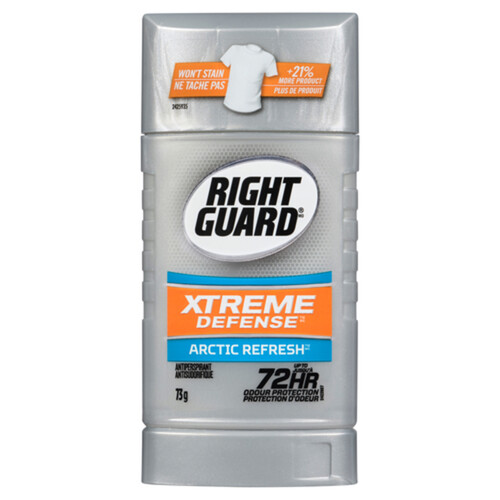 Right Guard Xtreme Defense Antiperspirant Arctic Refresh 73 g