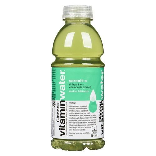 Glaceau Vitamin Water Serenit-E Melon Hibiscus 591 ml (bottle)