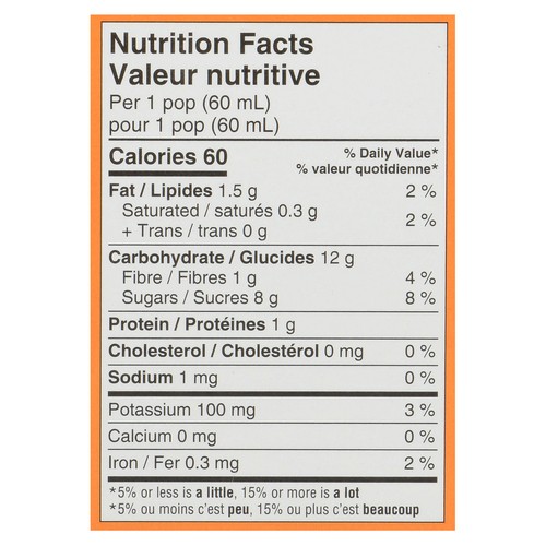 NanaShake Nana Pops Frozen Bars Mango Madness 4 x 60 ml