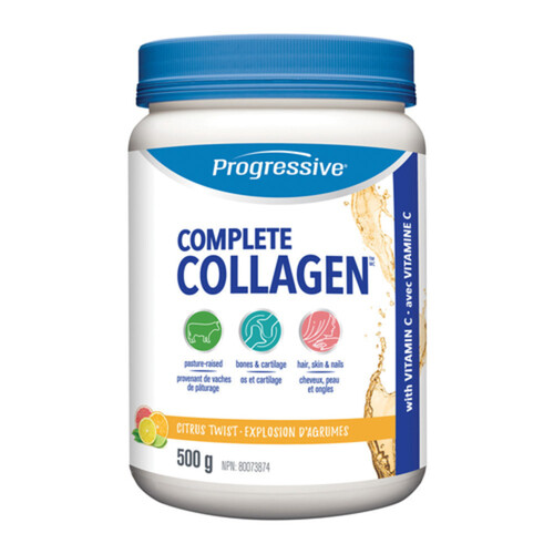 Progressive Complete Collagen Supplement Citrus Twist 500 g