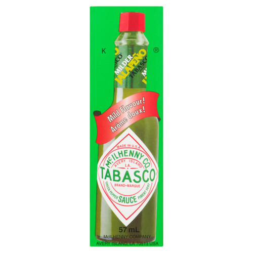 Tabasco Green Pepper Sauce Mild Flavour 57 ml