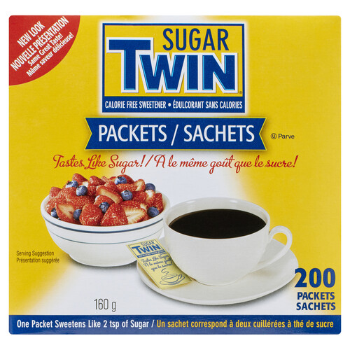 Sugar Twin Sweetener Packets Original 160 g