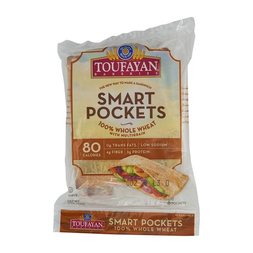 Toufayan Bakeries Wheat Smart Pocket 258 g