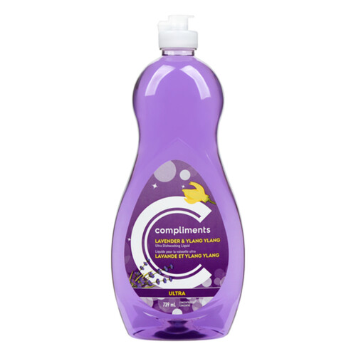 Compliments Ultra Dish Liquid Lavender & Ylang Ylang 739 ml