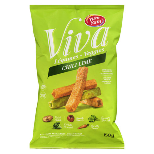 Yum Yum Viva Veggie Sticks Chili Lime 150 g