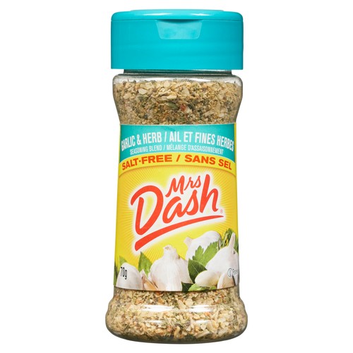Mrs Dash Salt Free Seasoning Blend Garlic And Herb 70 g