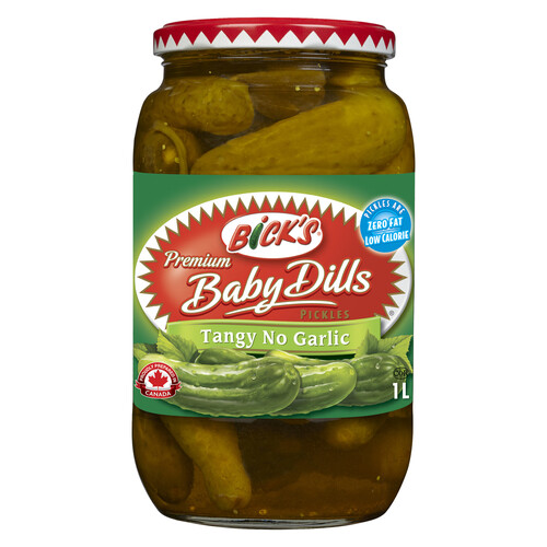 Bick's Pickles Baby Dill Tangy No Garlic 1 L