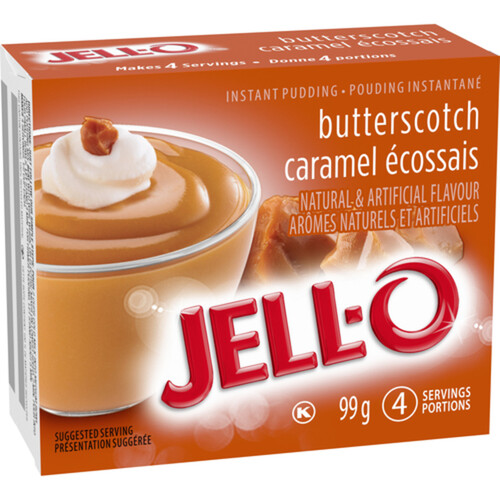 Jell-O Instant Pudding Mix Butterscotch 99 g