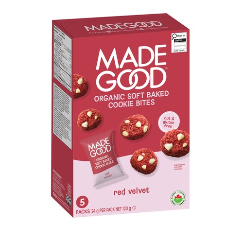 MadeGood Mini Cookies Soft Baked Red Velvet 5 Pack