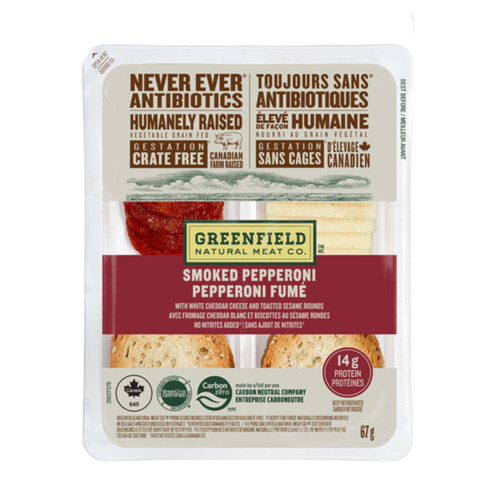 Greenfield Natural Meat Snack Kit Smoked Pepperoni 67 g