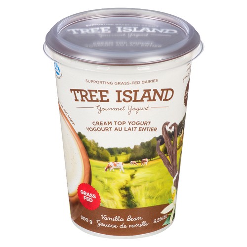 Tree Island 3.5% Gourmet Yogurt Cream Top Vanilla 500 g
