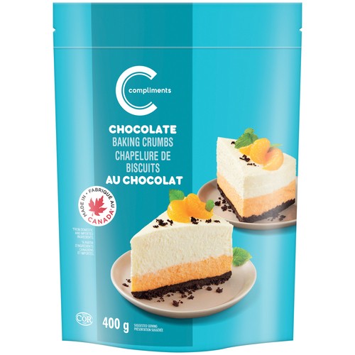 Compliments Baking Crumbs Chocolate 400 g
