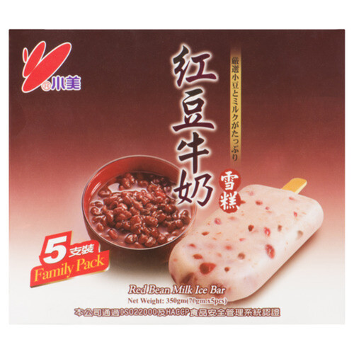 Shao Mei Frozen Ice Bar Red Bean 350 g 