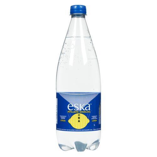 Eska Spring Water Carbonated Lemon 1 L (bottle)
