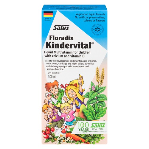 Salus Flora Kindervital Multivitamin Liquid For Kids 500 ml