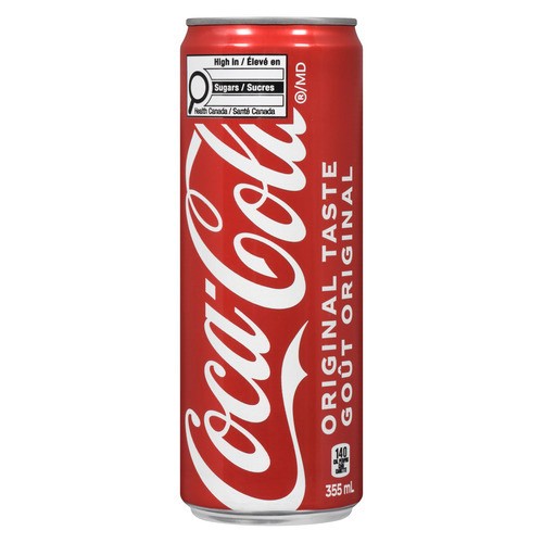 Coca-Cola Soda Original Taste 355 ml (can) - Voilà Online