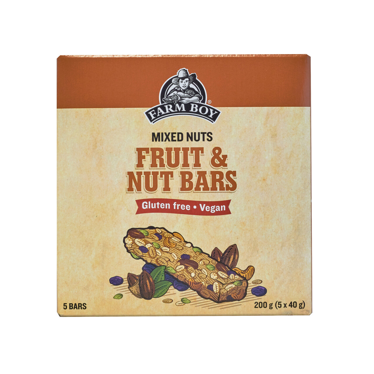 Farm Boy GlutenFree Mixed Nuts Bar 5 x 40 g Voilà Online Groceries