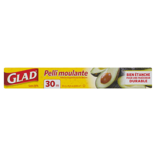 Glad ClingWrap Plastic Wrap Roll 30 m